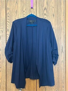 torrid Studio Navy Blazer with Teal Hanger Accent